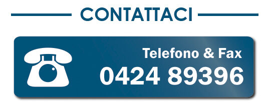 Contatti. Numero di telefono e fax 0424 89396. Cellulare 339 4570989 - 334 3386164